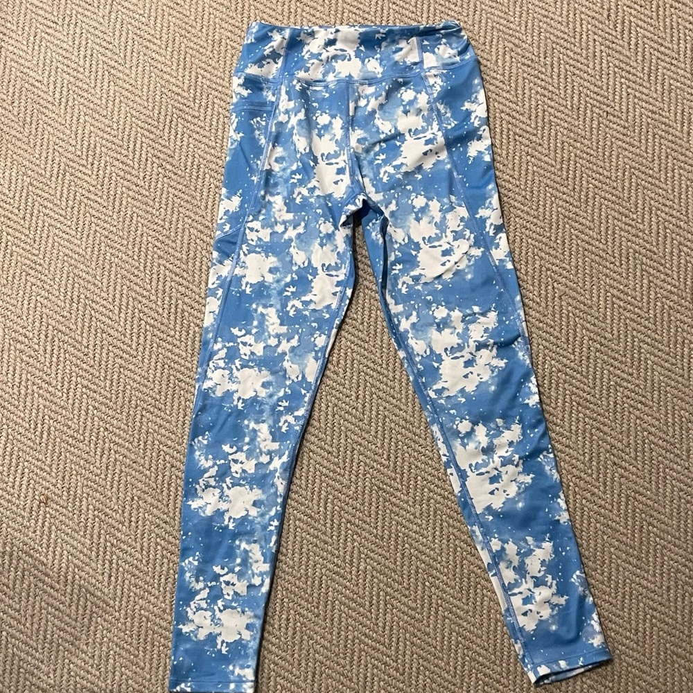 Girls Vineyard Vines Tie-dye Performance Leggings. Sz. L (14)